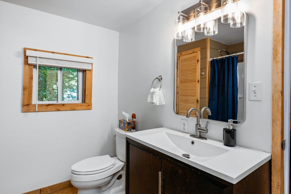Natural light and modern fixtures create a fresh and vibrant atmosphere!