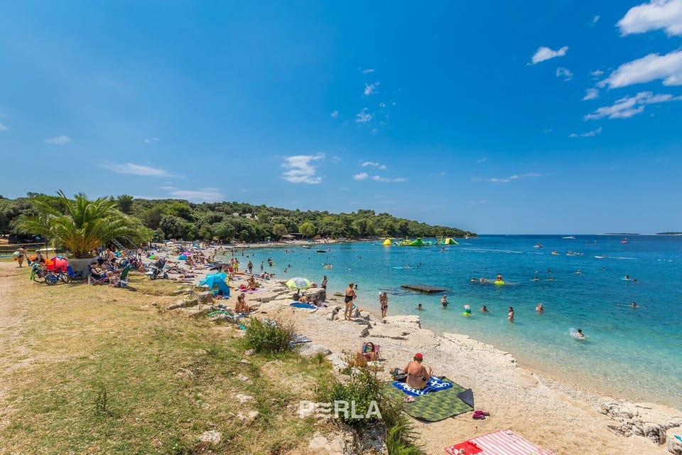 child-friendly beach, crystal clear sea