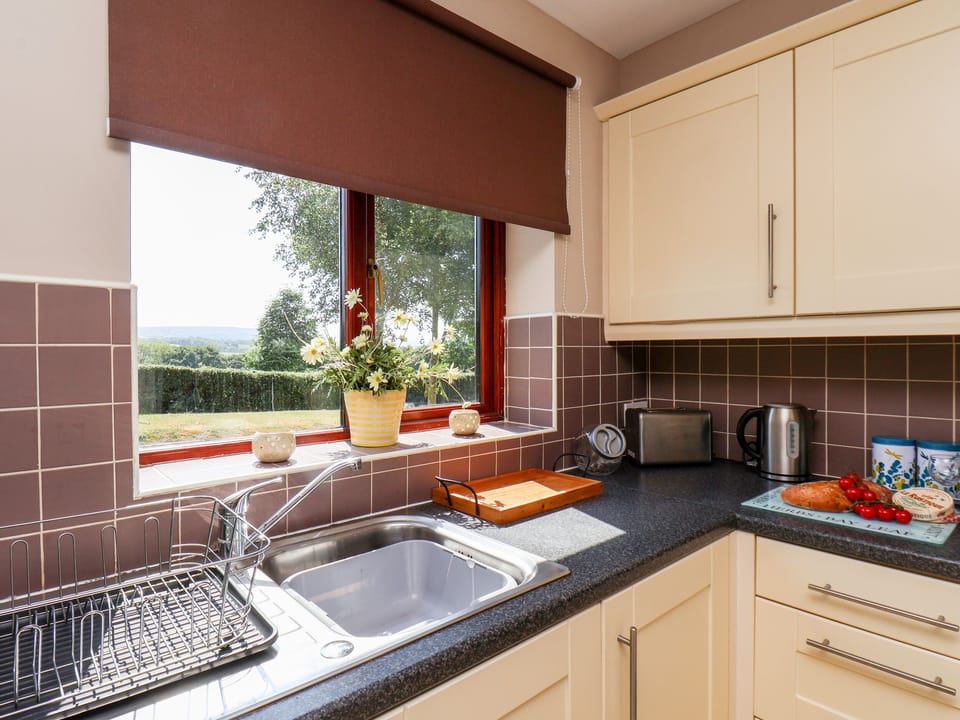 Fridge, dishwasher, electric kettle, toaster