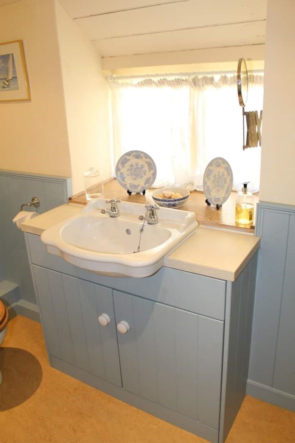 Sink in upstairs bathroom.  