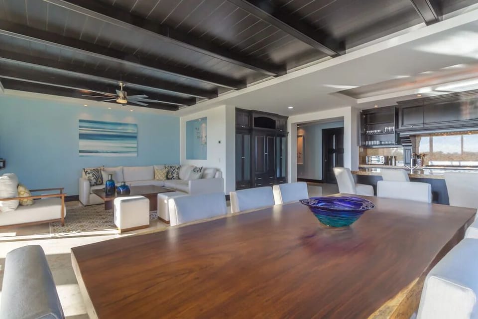 dining and living room