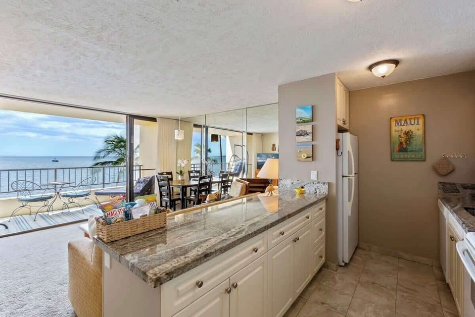 Updated kitchen with a view.