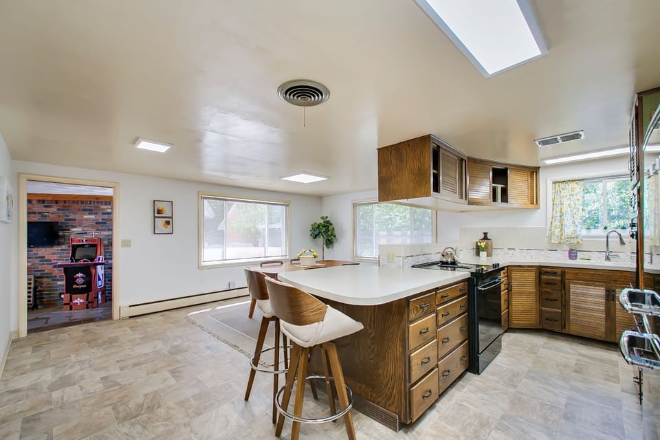 House, Multiple Beds, Kitchen, Garden View (State East - #1417) | Private kitchen | Fridge, microwave, oven, stovetop