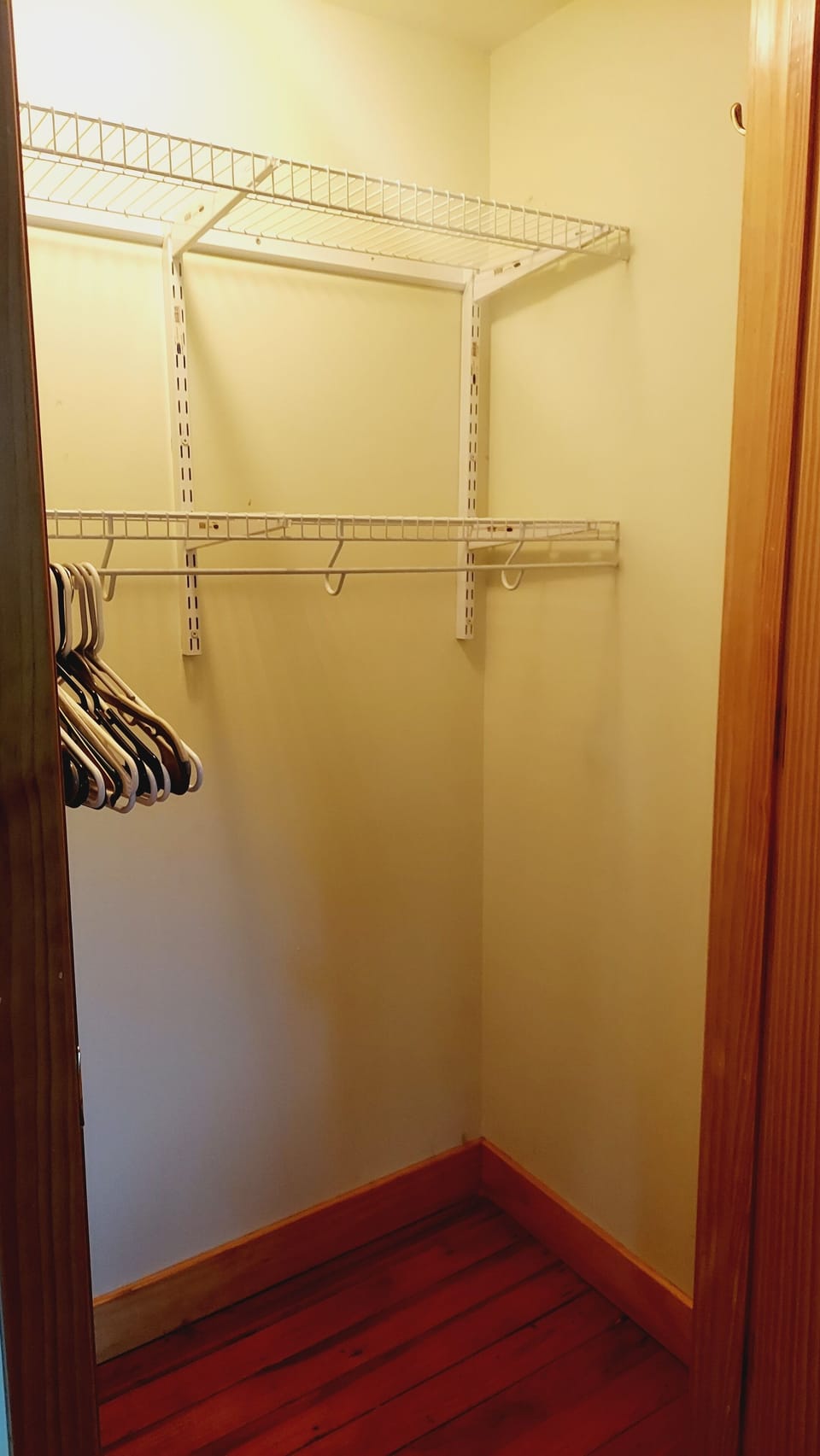 2 spacious closets. 1 o f 2 pictured