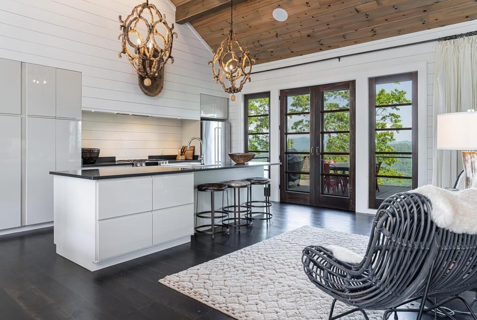 Kitchen is well appointed with everything you need to prepare your meals at home where you dine "al-fresco" with your 5 star views...