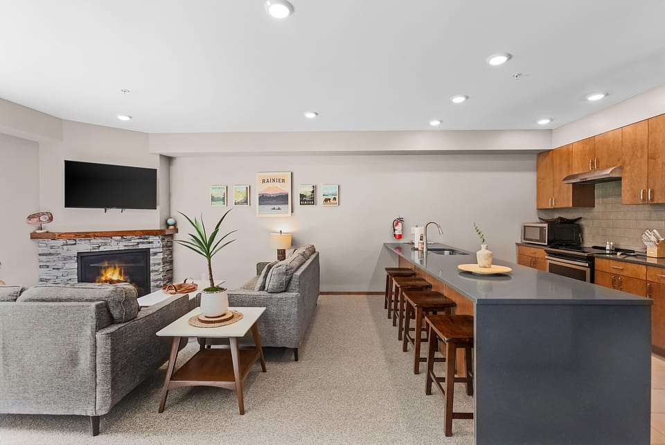 Classic Apartment | Living area | Flat-screen TV