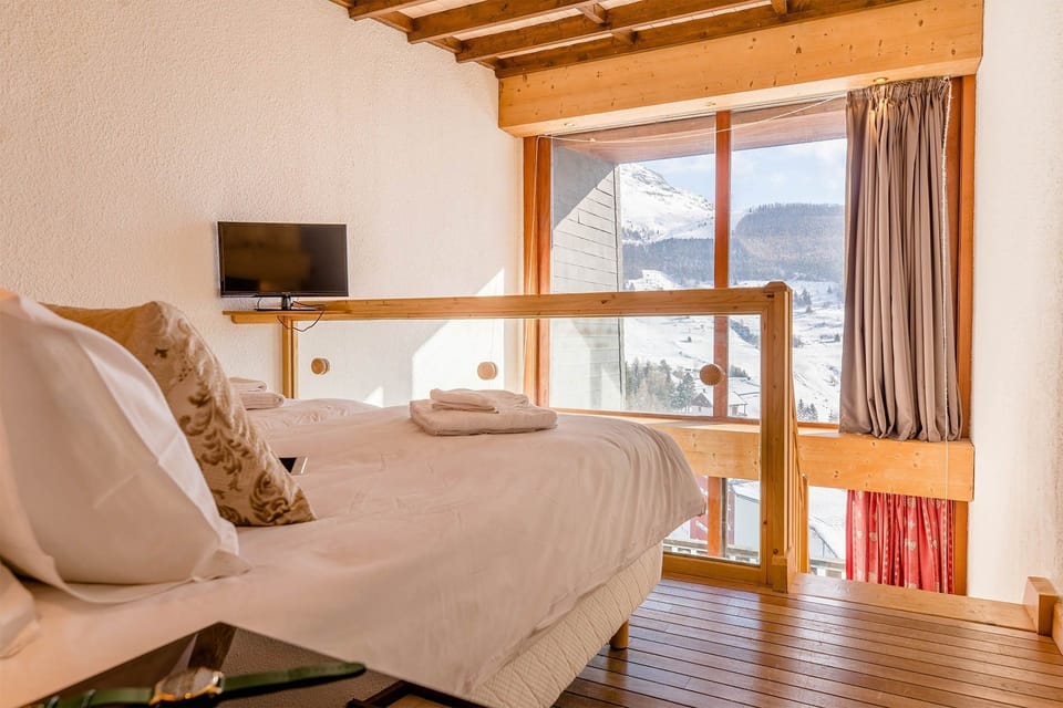 Get a peaceful night sleep in our cozy bedroom.