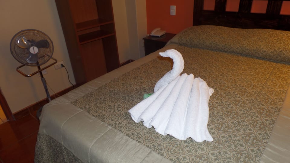 Standard Double Room | Desk, bed sheets