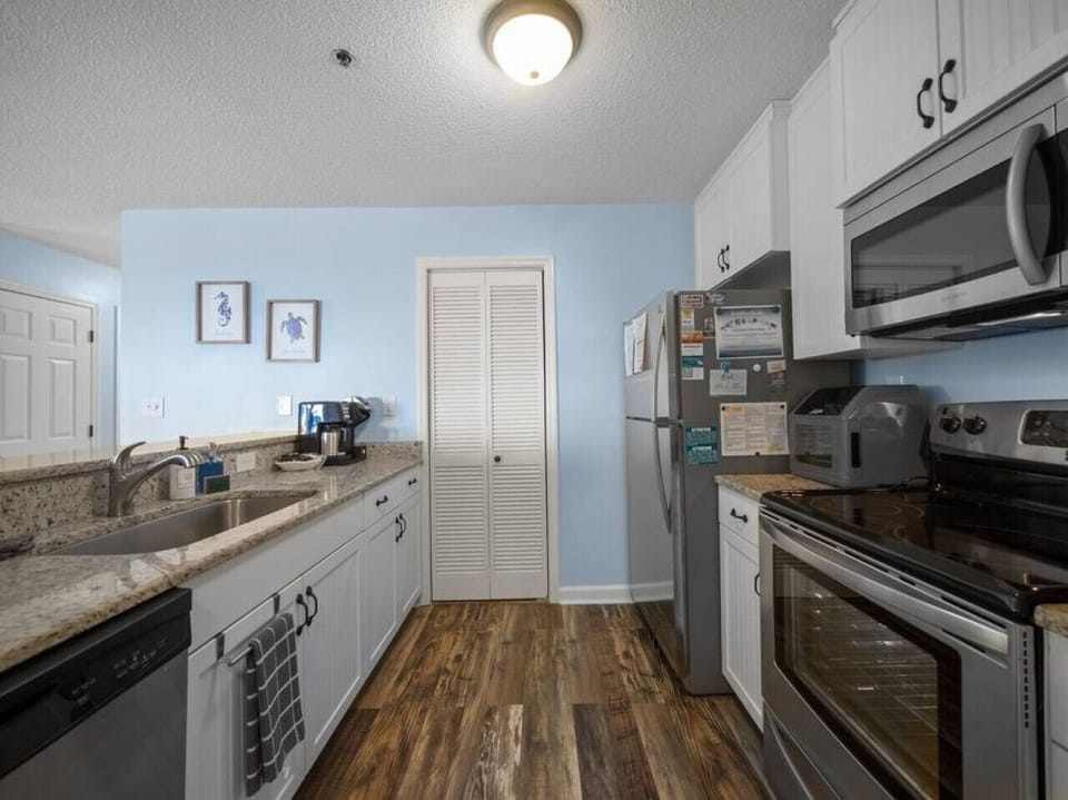 Fully stocked kitchen