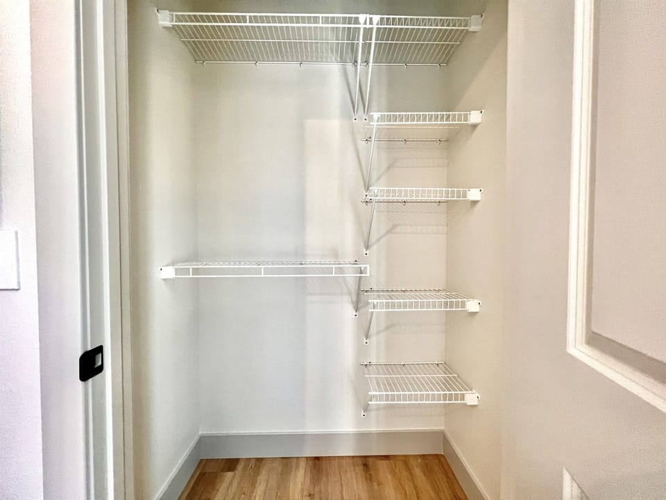 Space for storing your personal belongings
