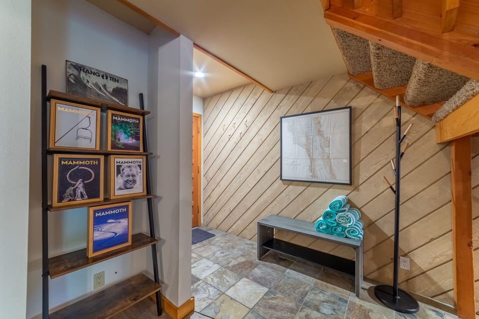 Entryway w/ plenty of storage for gear and equipment.