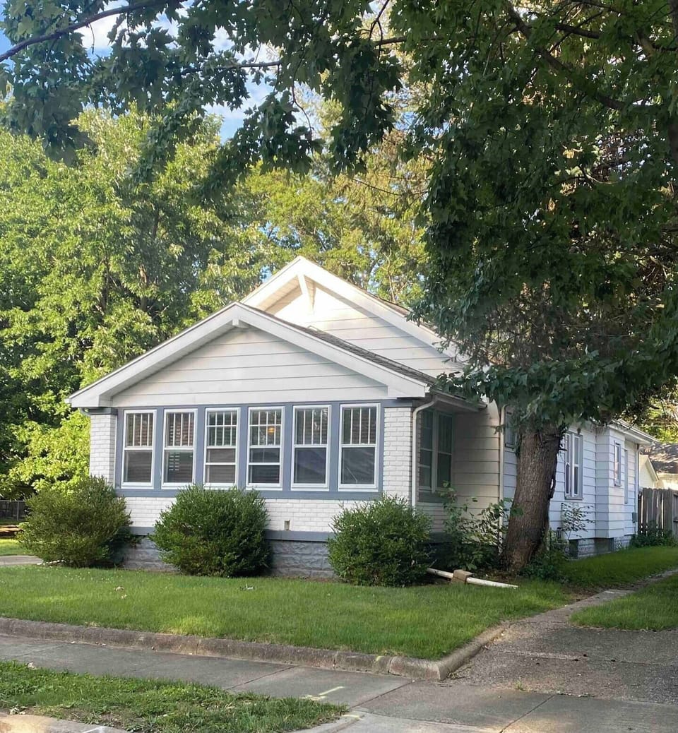 Guests can enjoy a walk along the quiet, tree-lined street. 
