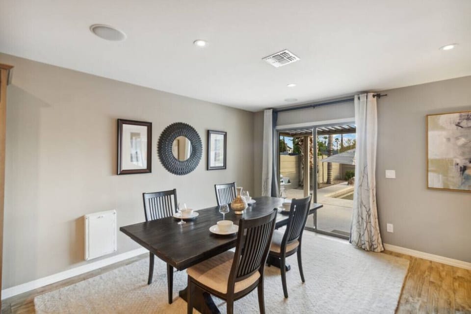 Dining area with patio access and plenty of natural light