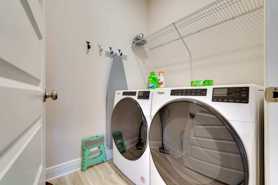 Washer & Dryer | Iron/Board