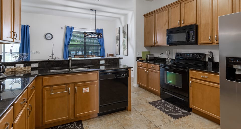 Indoors, Kitchen, Microwave, Oven, Lamp