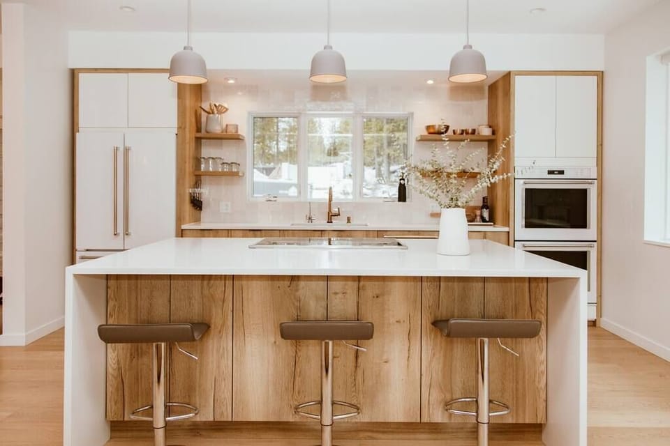 Stools to keep the chef entertained