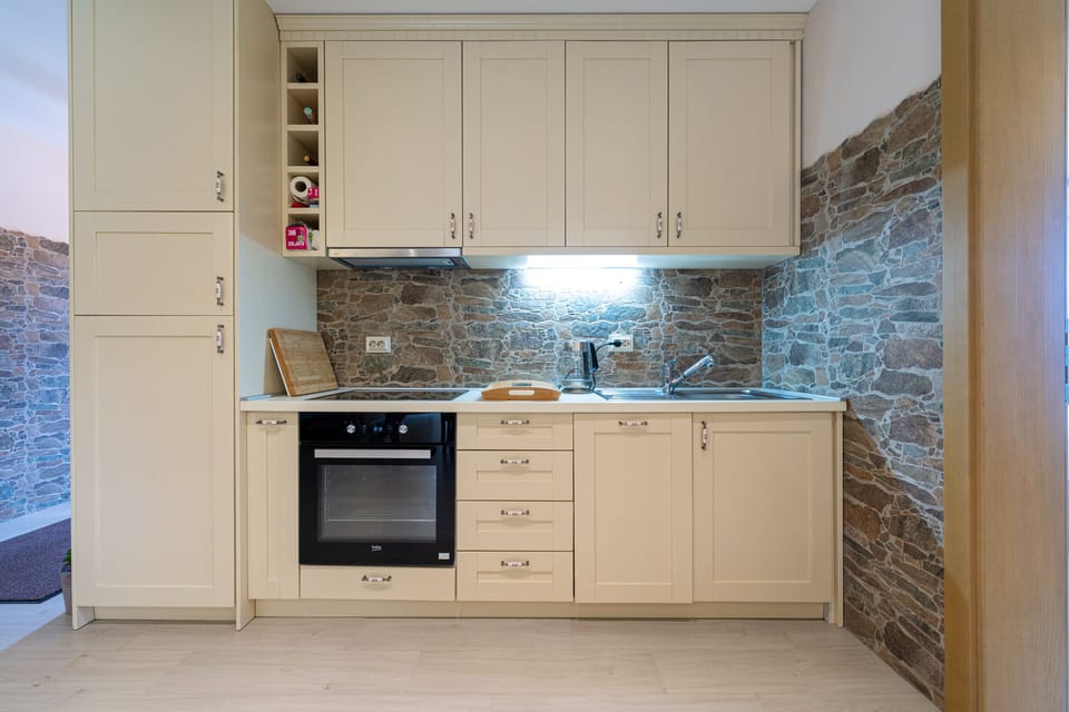 Fully equipped kitchen on the ground floor