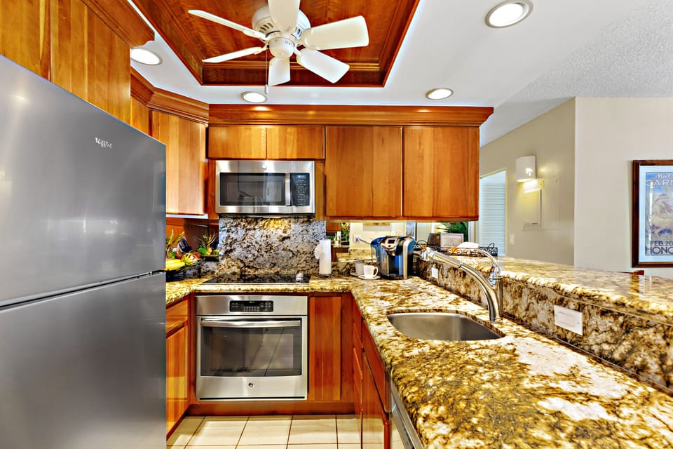 Fully equipped kitchen