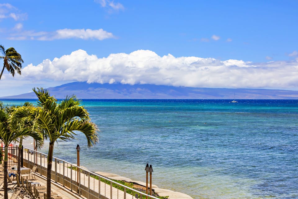 Hololani is an oceanfront resort in Kahana - fall asleep to the sound of the waves