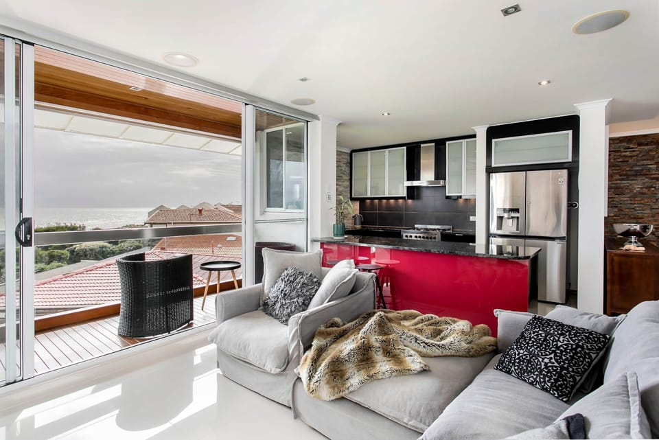 Living and Kitchen with private balcony