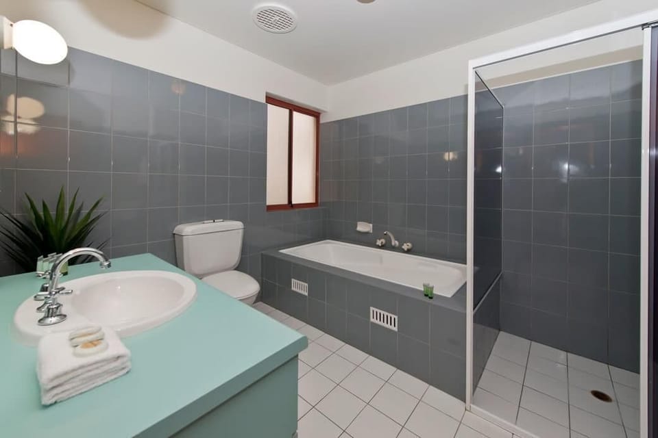 Bathroom - main bathroom with shower and bath