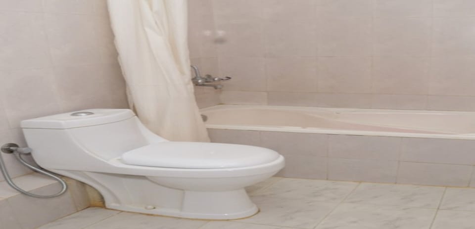 Shower, rainfall showerhead, towels, soap
