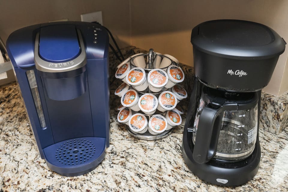We provide the coffee too!