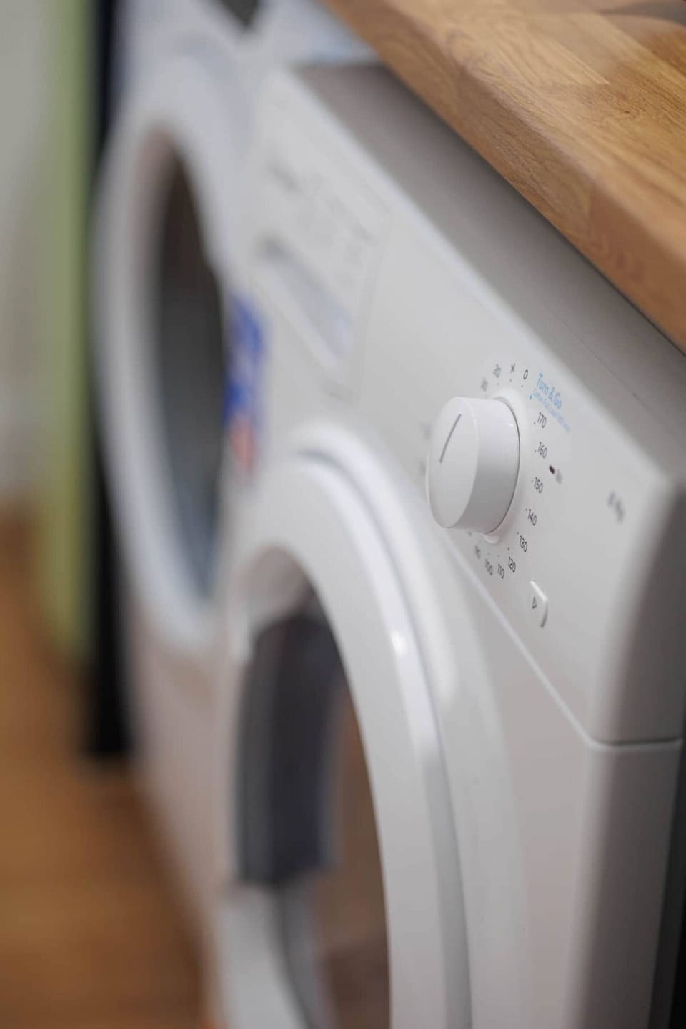 The laundry room has a top-quality washer-dryer and all your laundry essentials.
