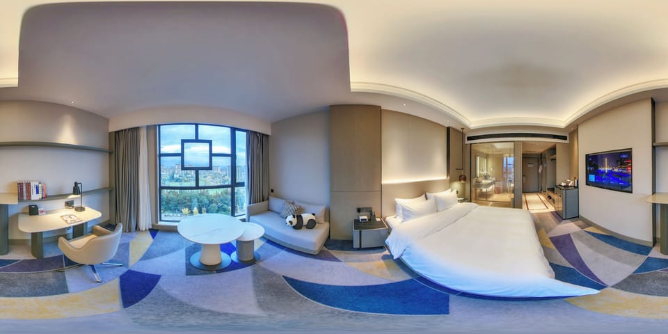 Minibar (free items), in-room safe, laptop workspace, blackout drapes