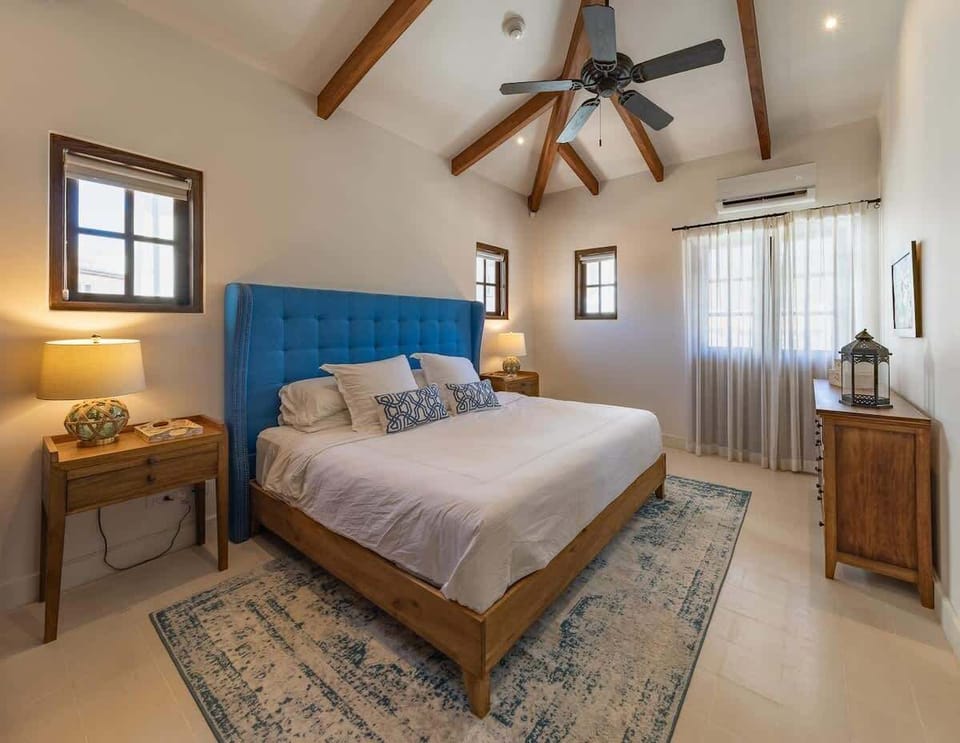 Master bedroom, king bed, private full bathroom