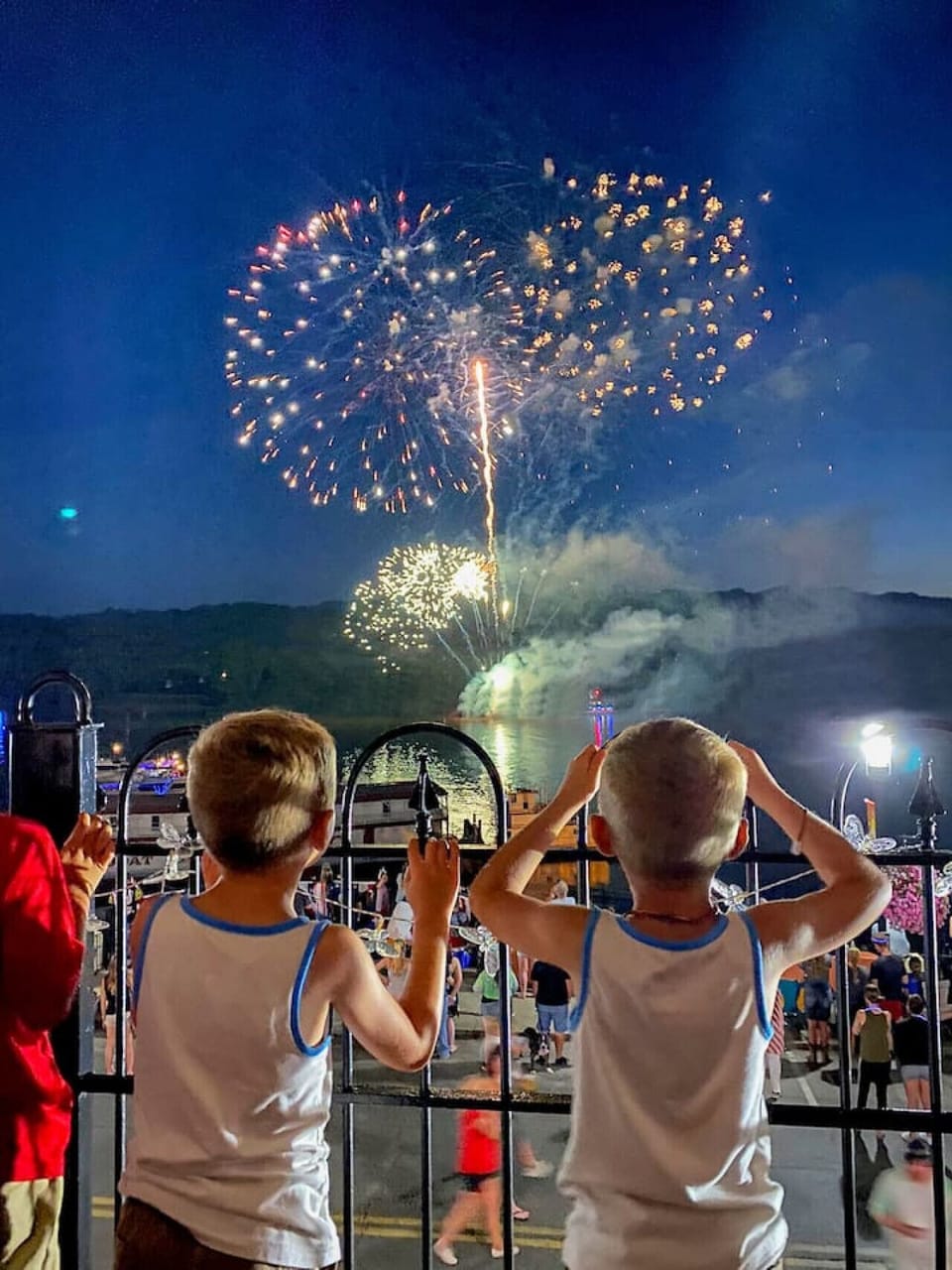 July 4th fireworks from private Balcony