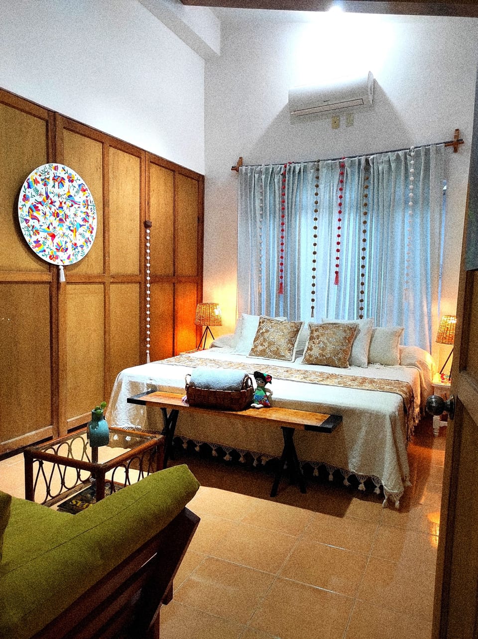 Blackout drapes, iron/ironing board, WiFi (free)