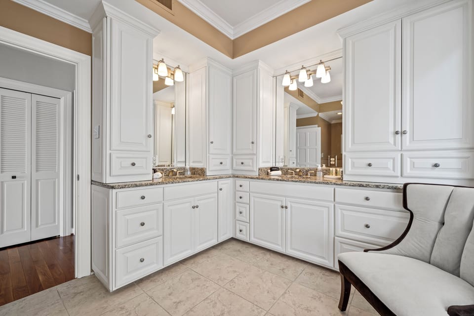 Primary Full Bathroom - Double Vanity & Shower