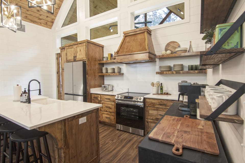Cook like a real chef in the brand new kitchen with high end appliances!