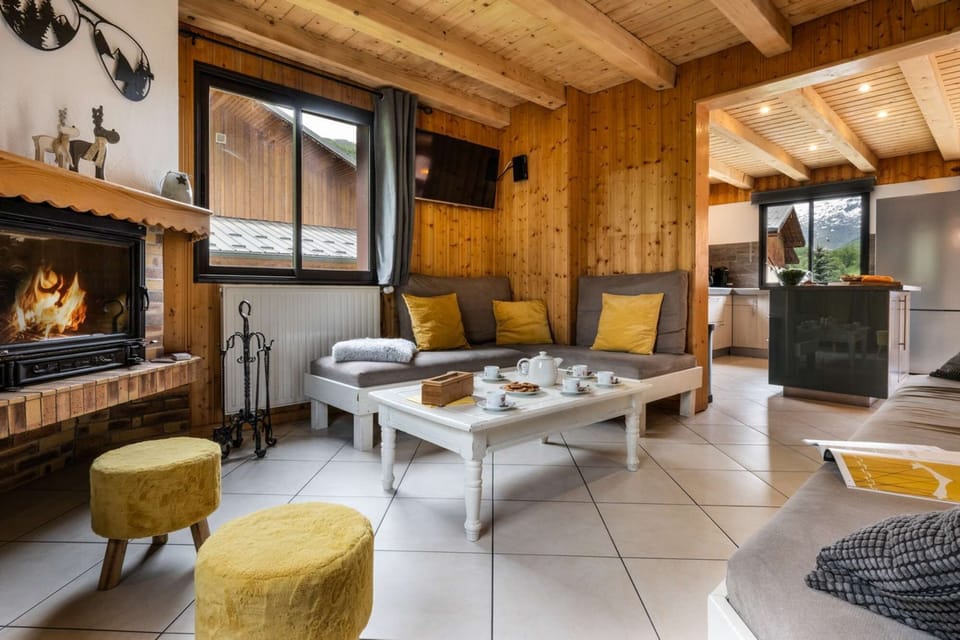 Lounge in chalet 3 Vallées
