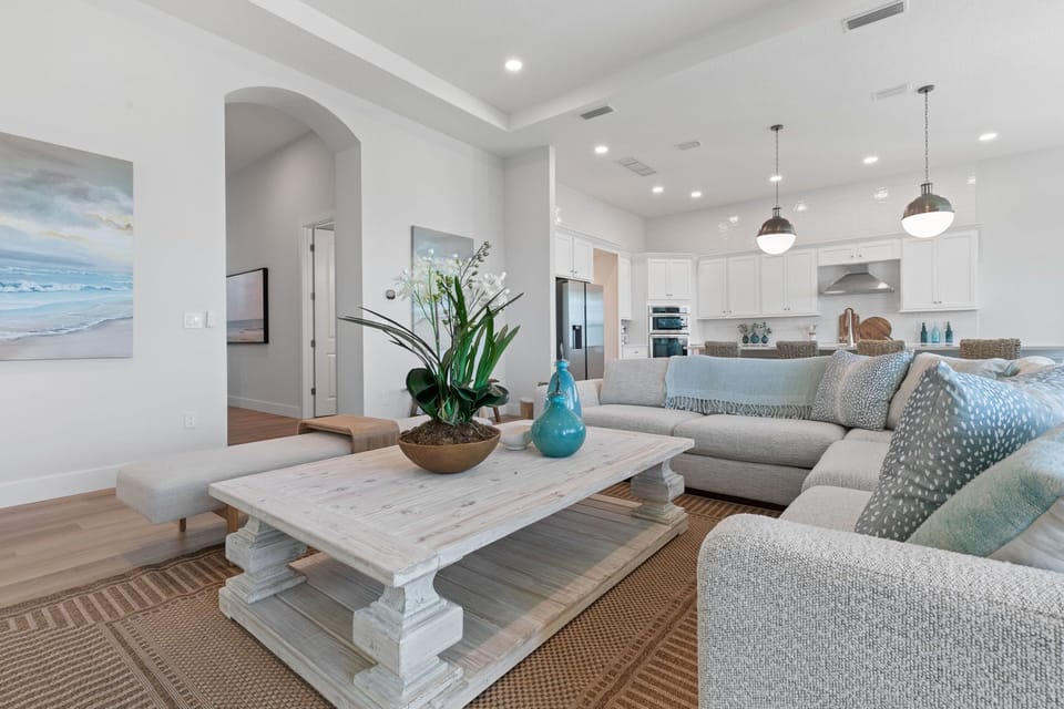 High ceilings and an expansive open-concept living, dining and kitchen, decorated to be bright and rejuvenating on the 2nd Floor.