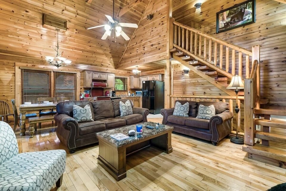 Curl up, unwind, and let the fireplace work its magic