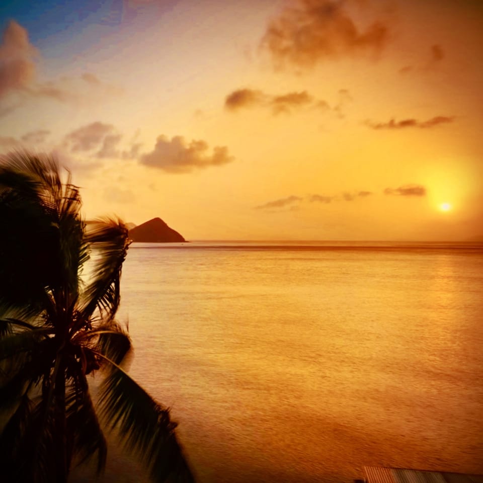 sunset at Long Bay
