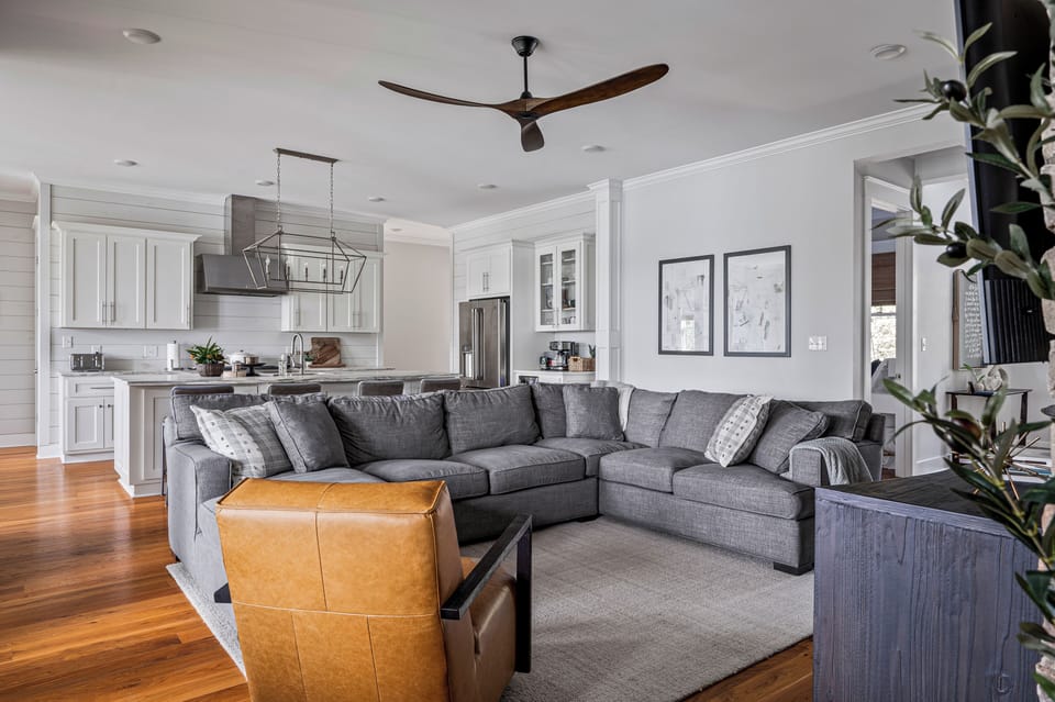 Open concept main level living area