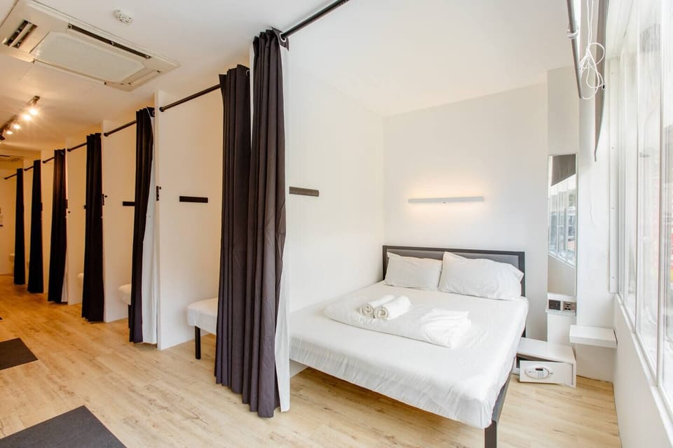 Double Bed with Shared Bathroom | In-room safe, soundproofing, iron/ironing board (on request)