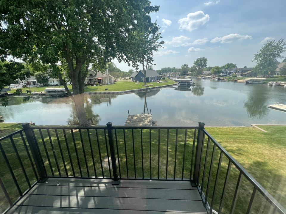 View from the upstairs balcony