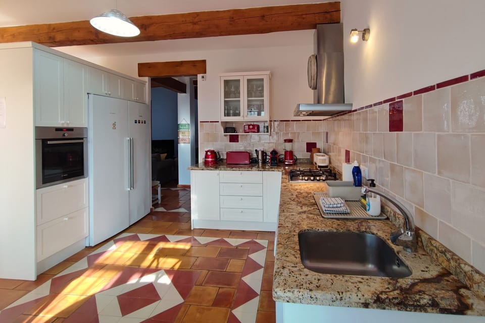 Kitchen view to the living room