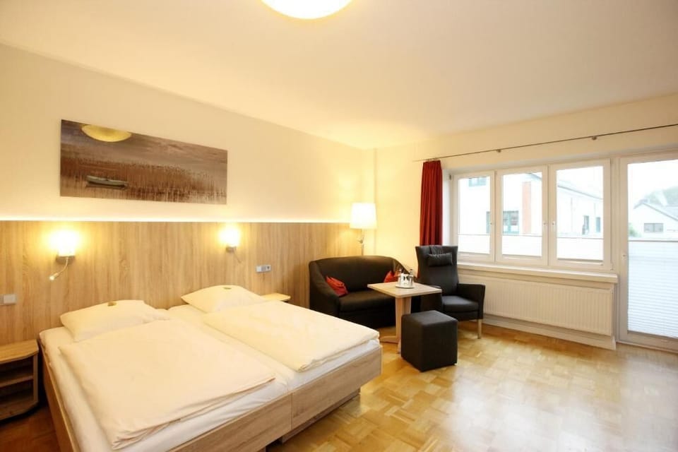 Individually decorated, individually furnished, desk, iron/ironing board