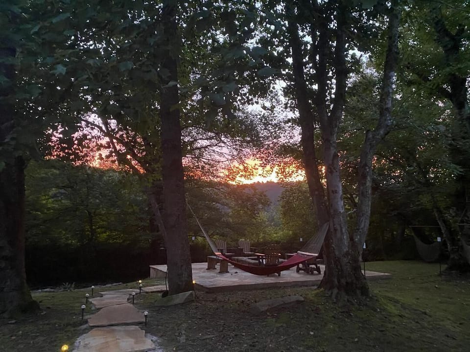 Shared patio