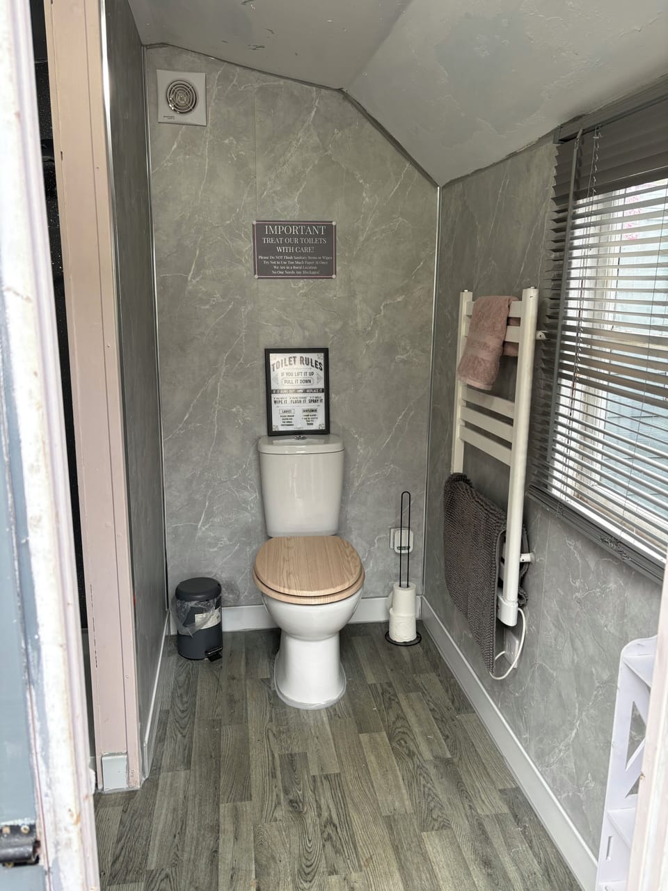 Shower, free toiletries, hair dryer, bathrobes