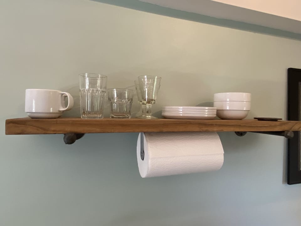 Platters, bowls, cups, glasses, wineglasses & utensils. S&P shakers, coasters.