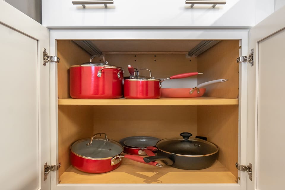 Pots and Pans Provided
