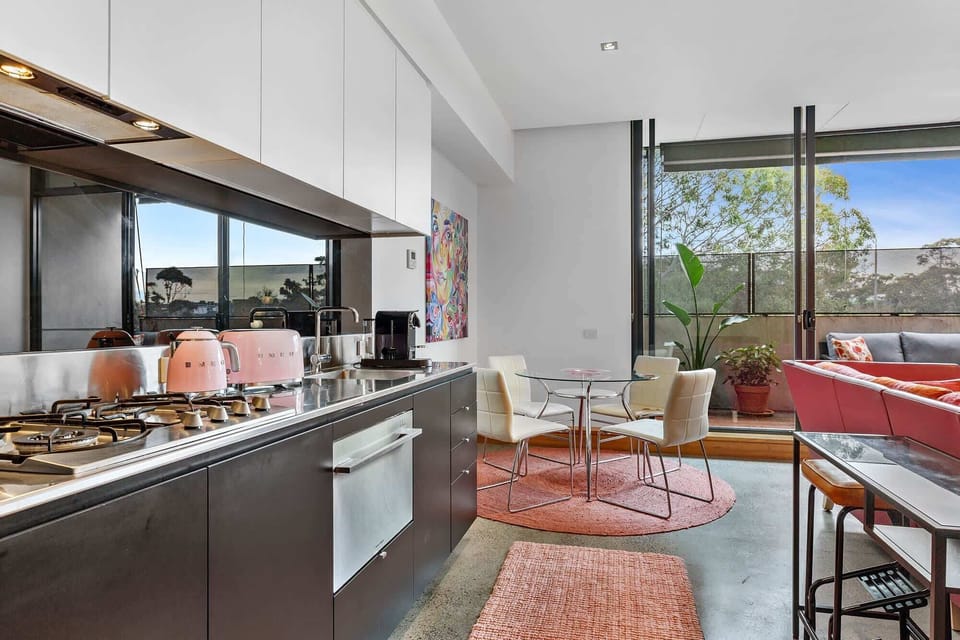 Kitchen and dining area