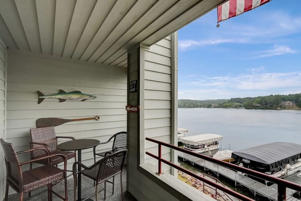 One of two balconies