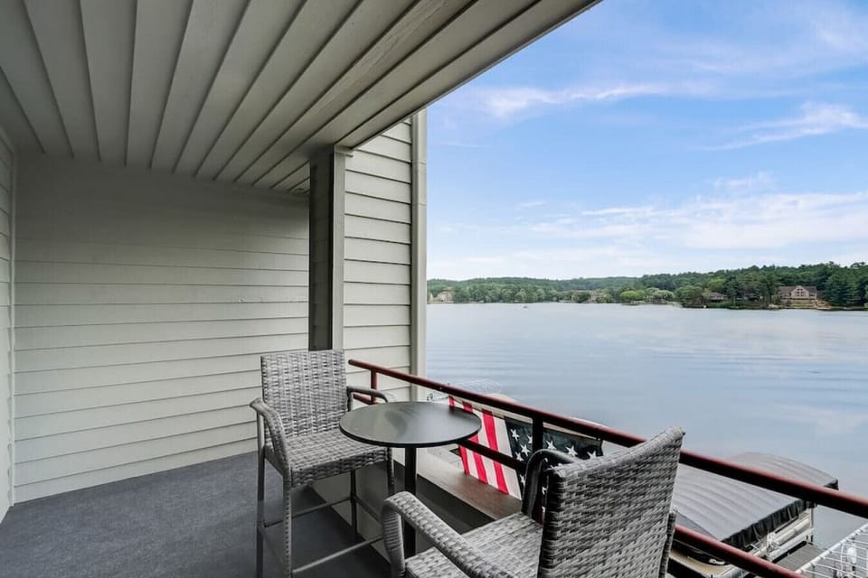 One of two balconies